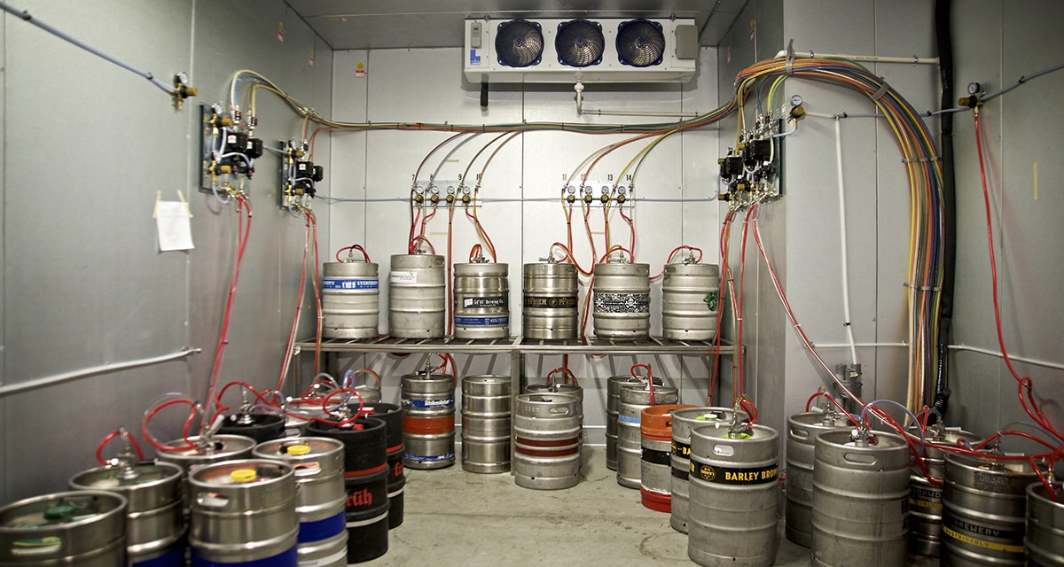 Walk-In beer cooler