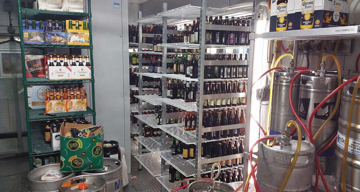 Walk-In beer cooler