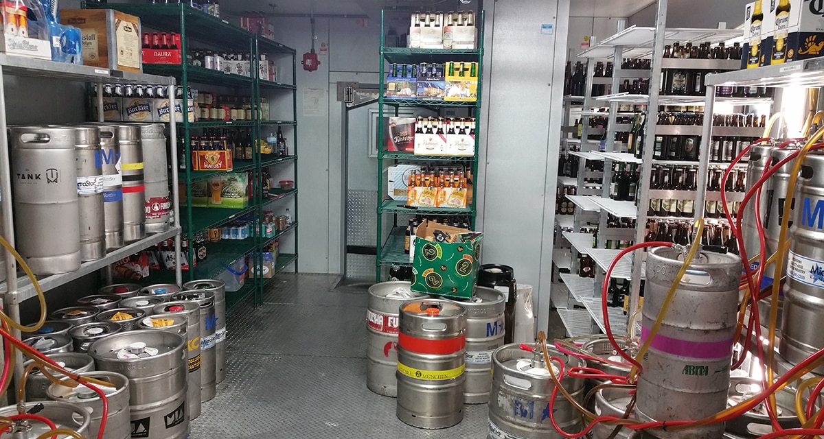 Walk-In beer cooler