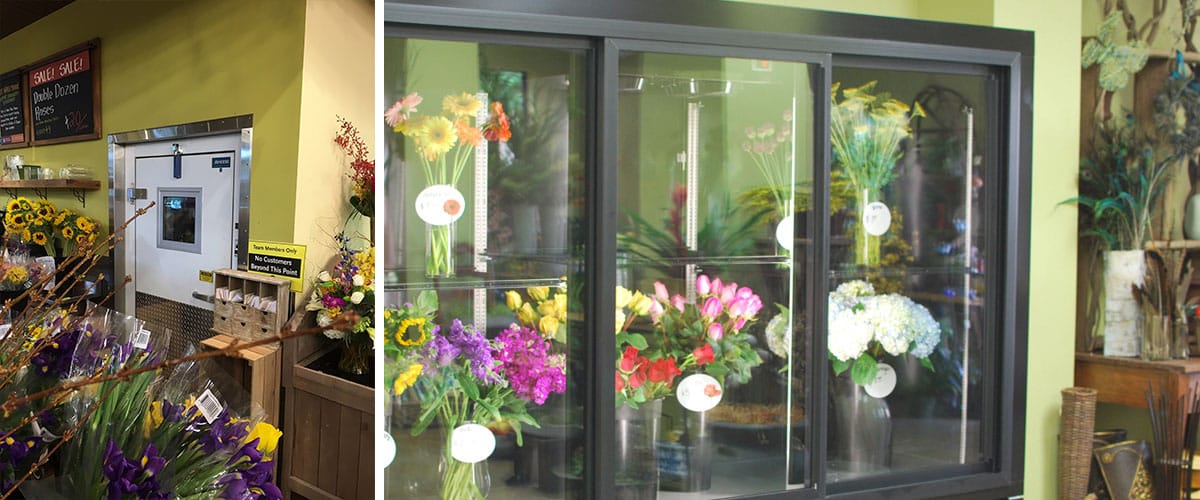 arctic floral Walk-In cooler